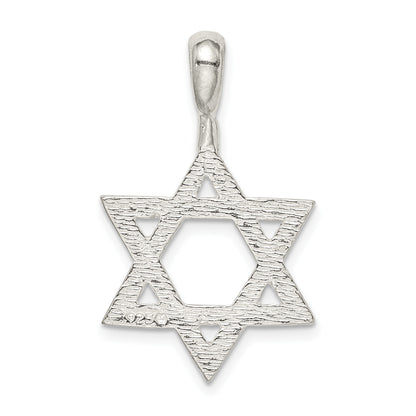 Sterling Silver Star of David Charm