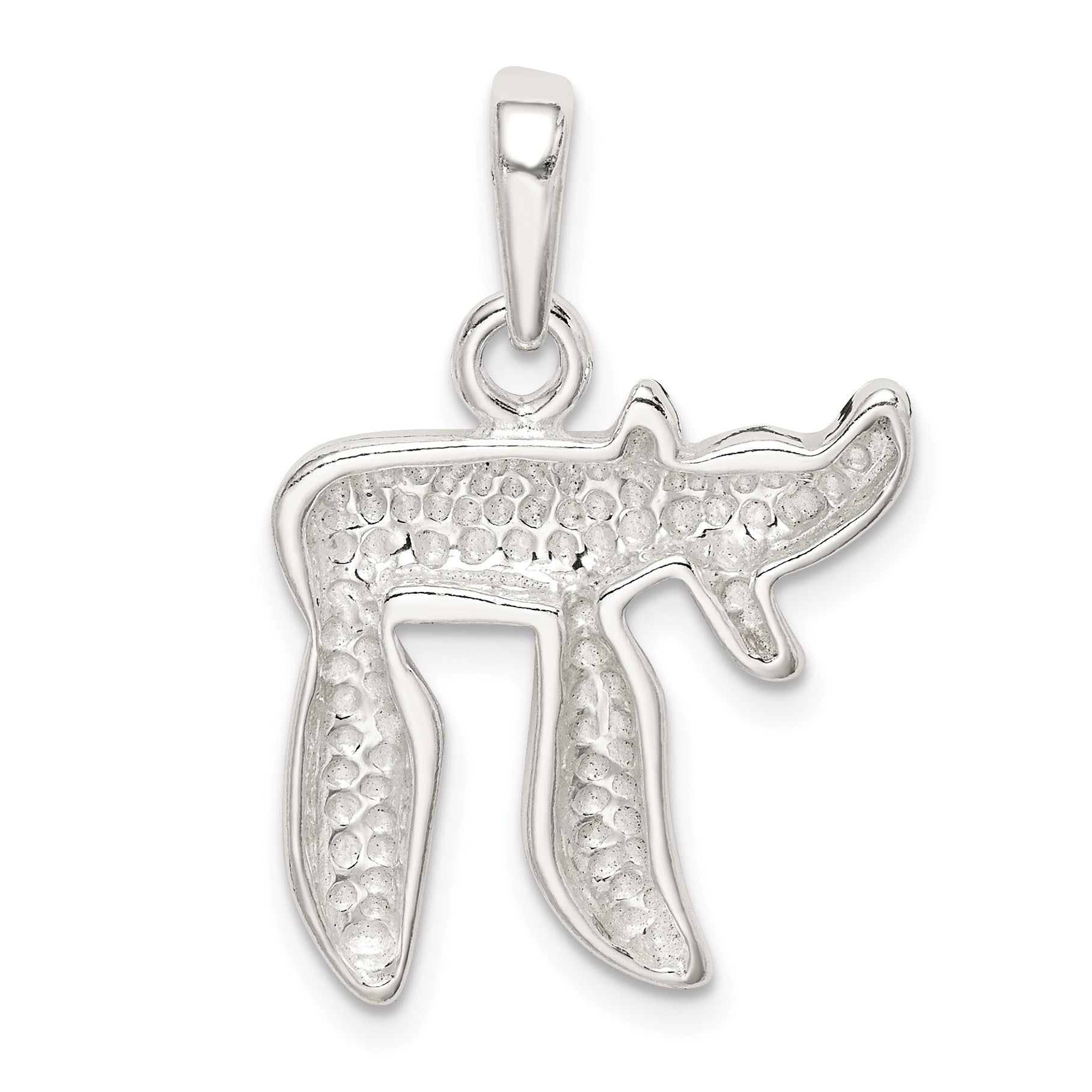 Sterling Silver Chai Pendant