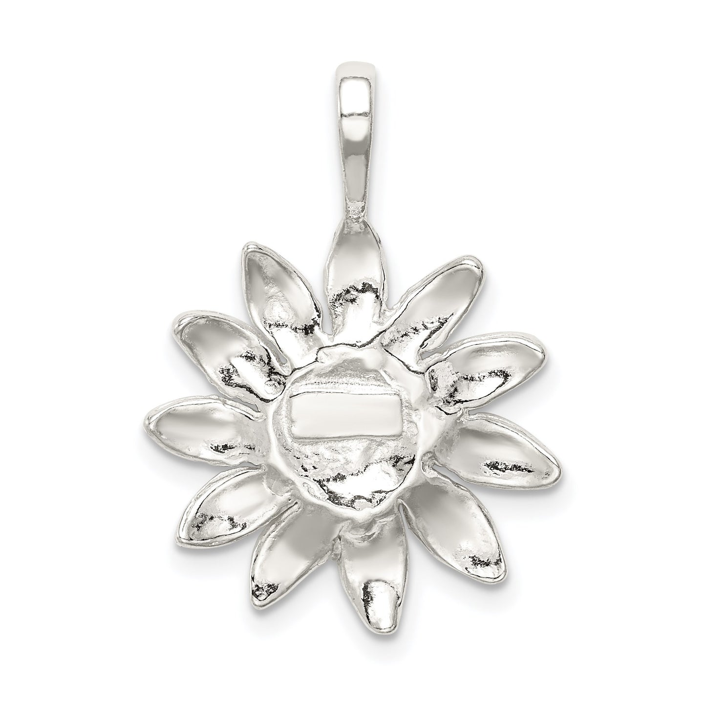 Sterling Silver Sunflower Pendant