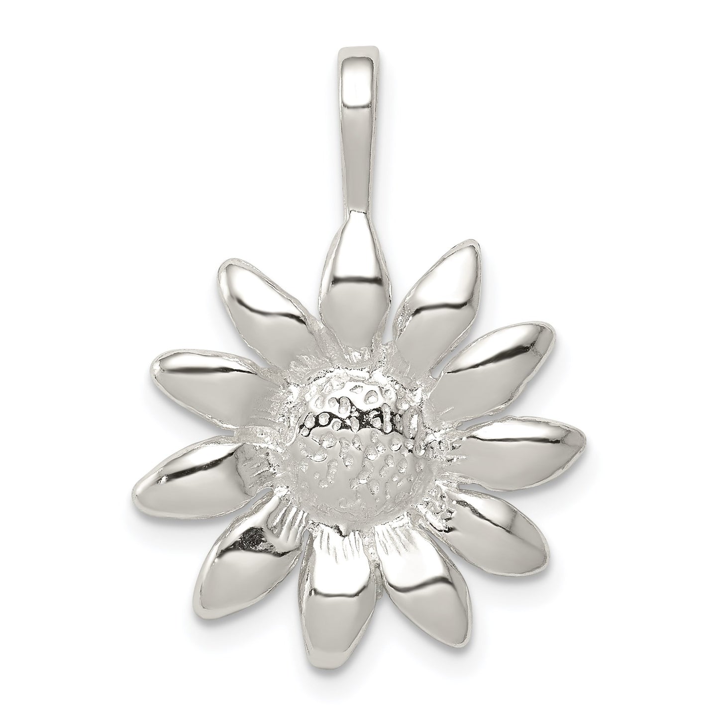 Sterling Silver Sunflower Pendant