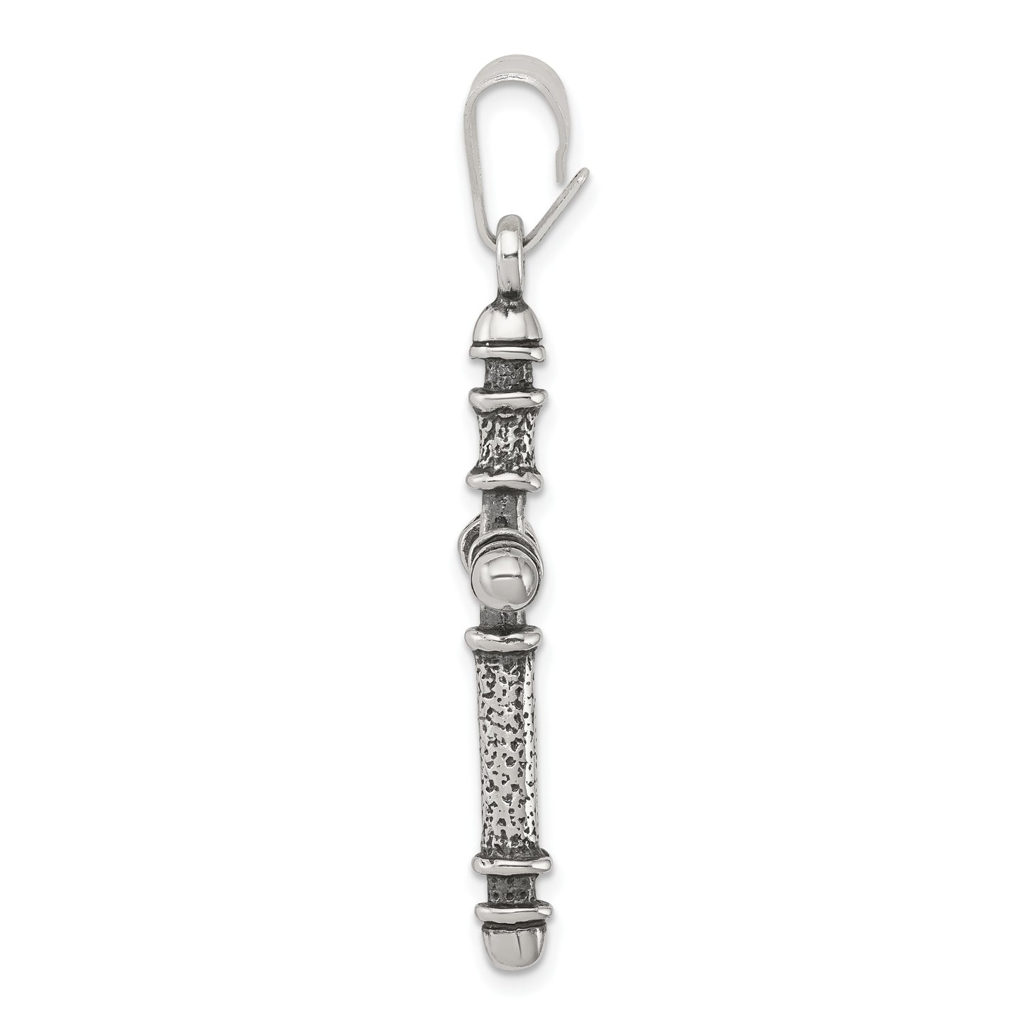 Sterling Silver Antiqued Cross Pendant