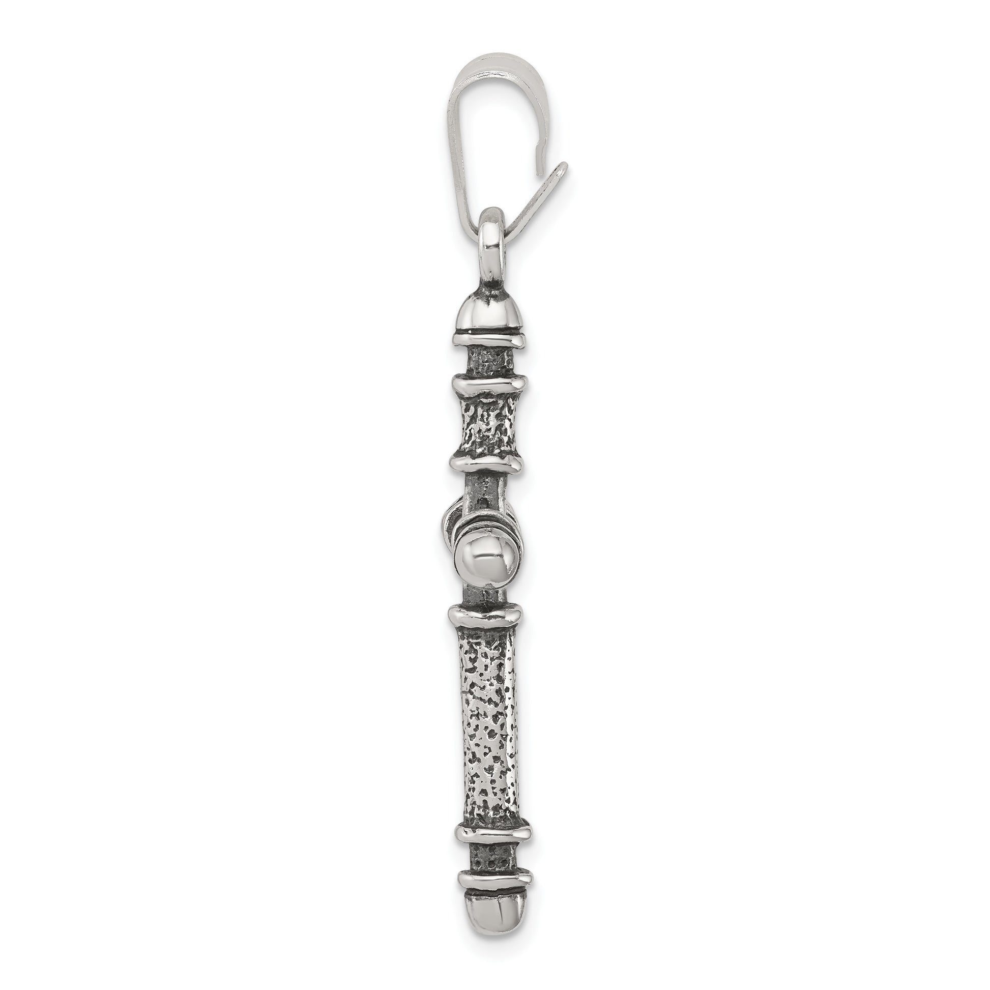 Sterling Silver Antiqued Cross Pendant