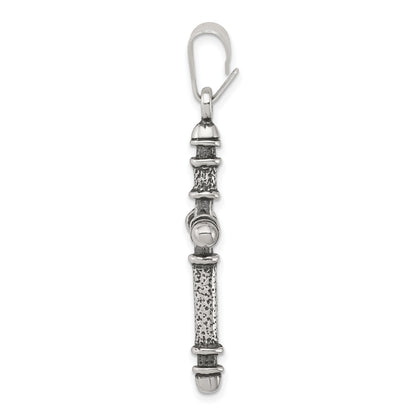 Sterling Silver Antiqued Cross Pendant