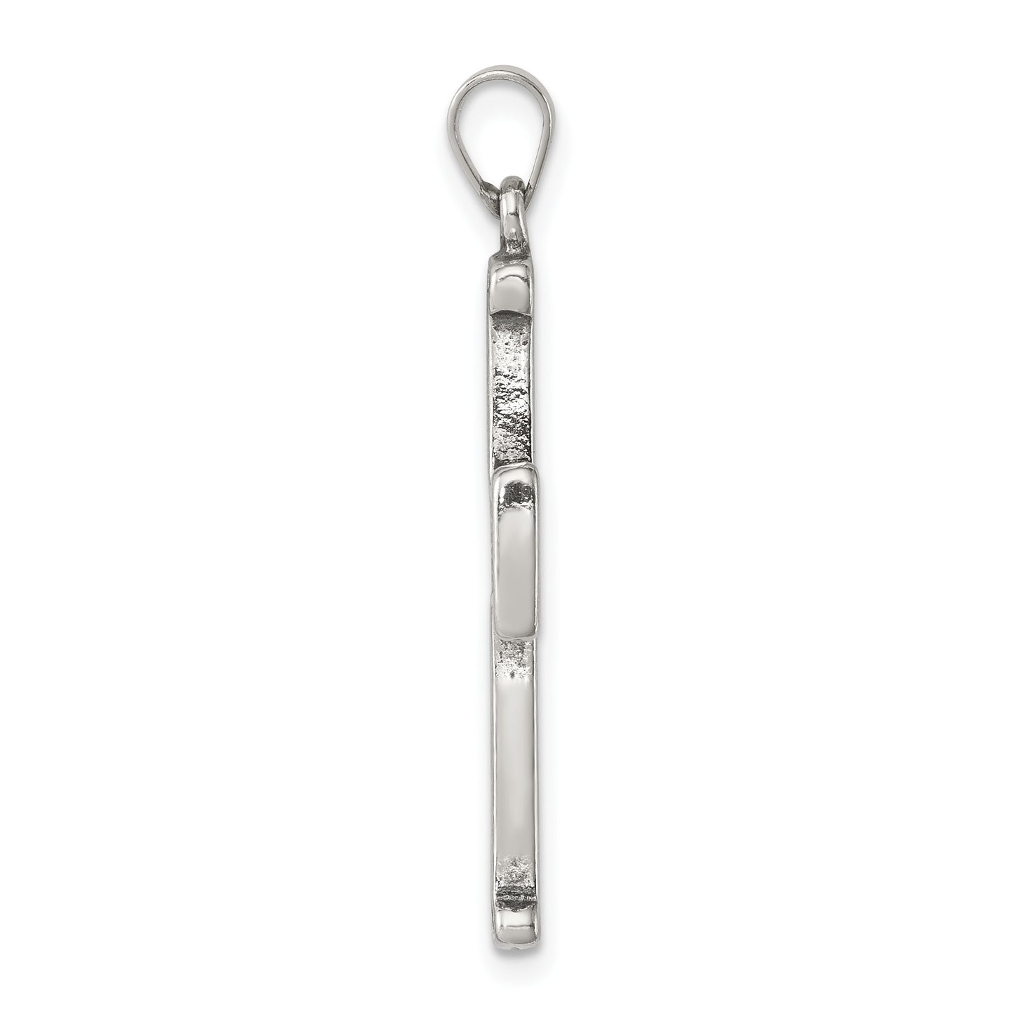 Sterling Silver Antiqued Cross Pendant