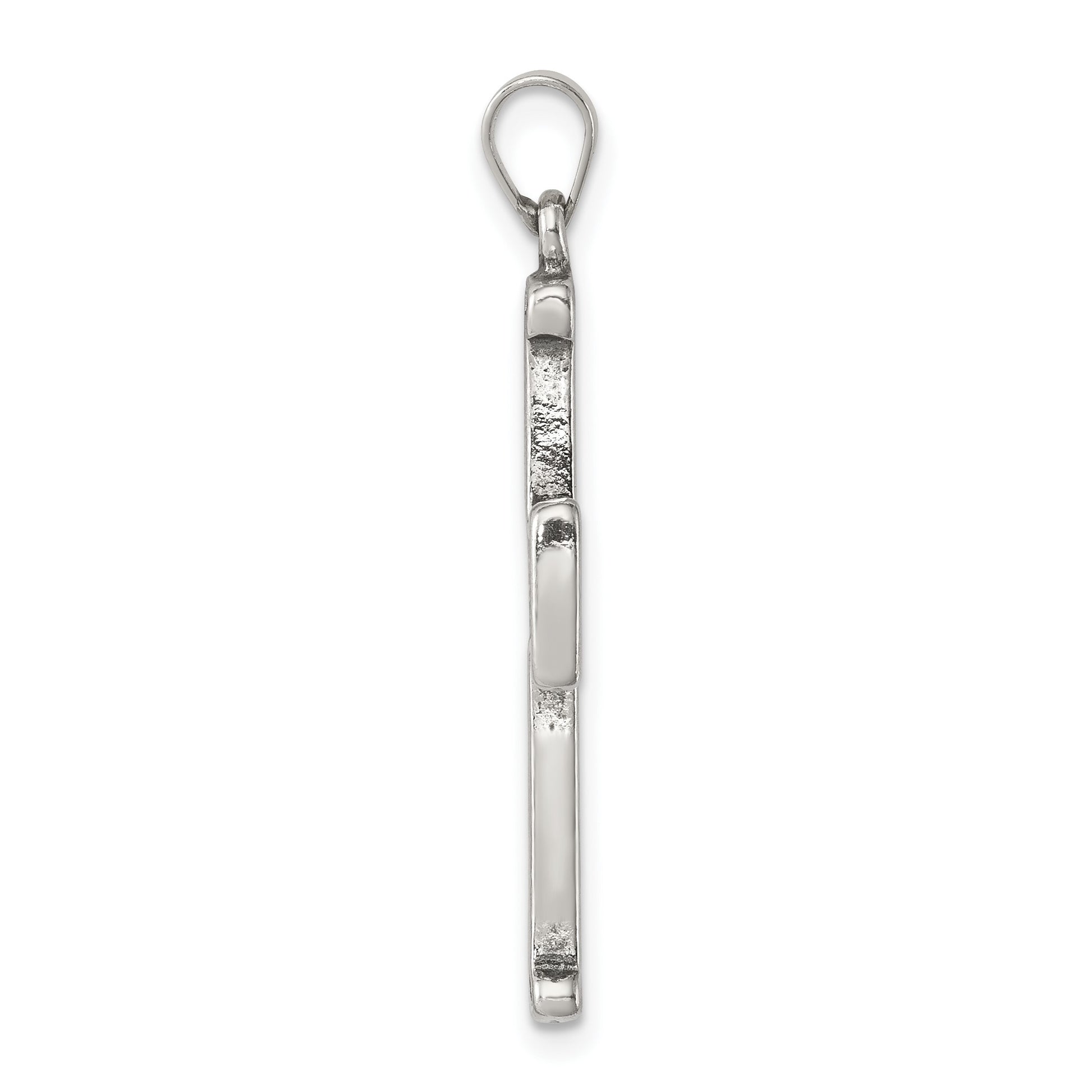 Sterling Silver Antiqued Cross Pendant