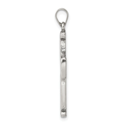 Sterling Silver Antiqued Cross Pendant