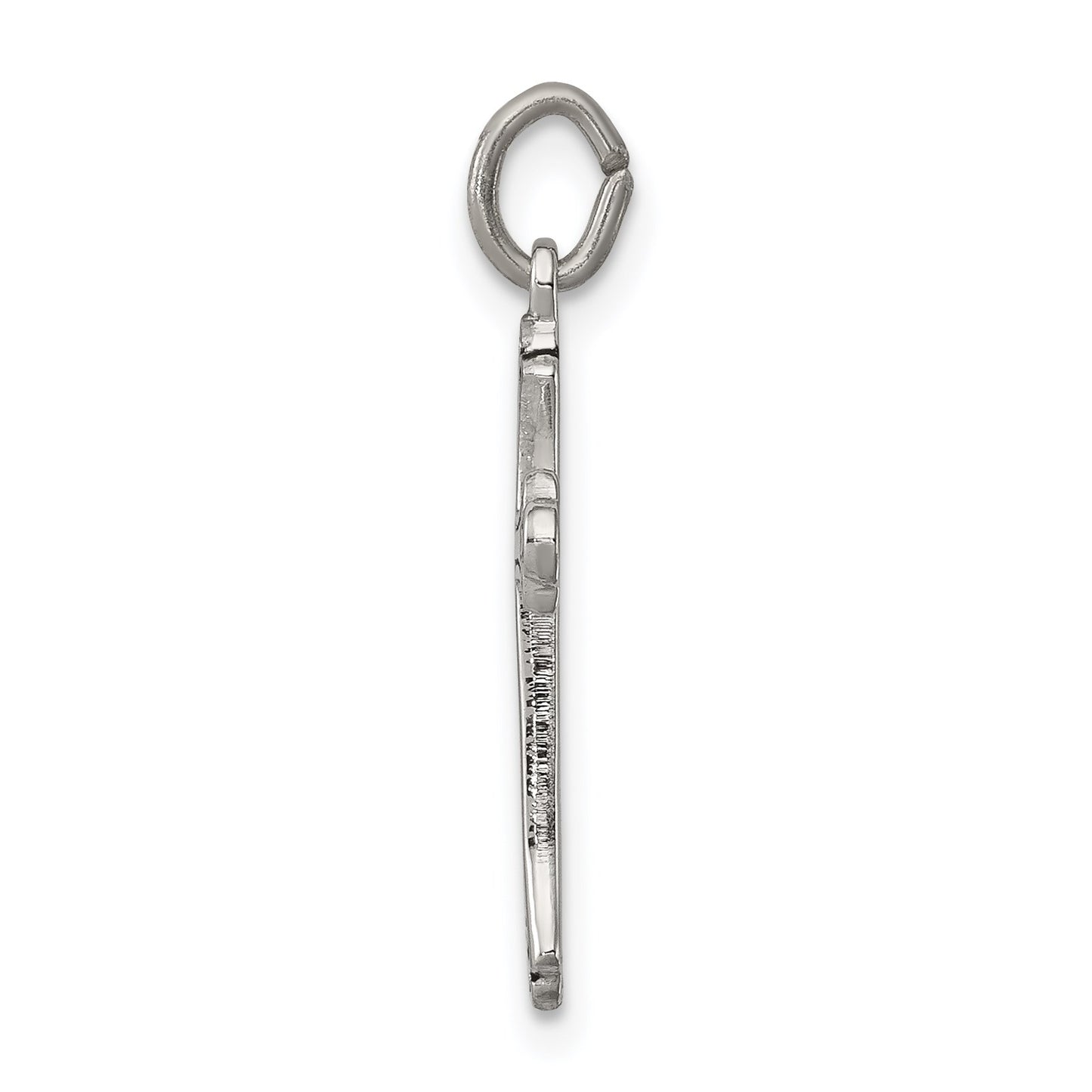 Sterling Silver Antiqued Cross Charm