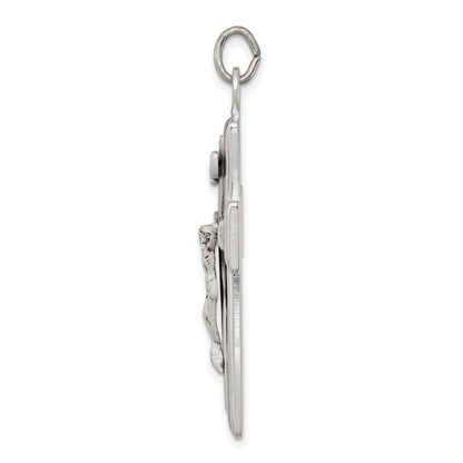 Sterling Silver INRI Crucifix Pendant