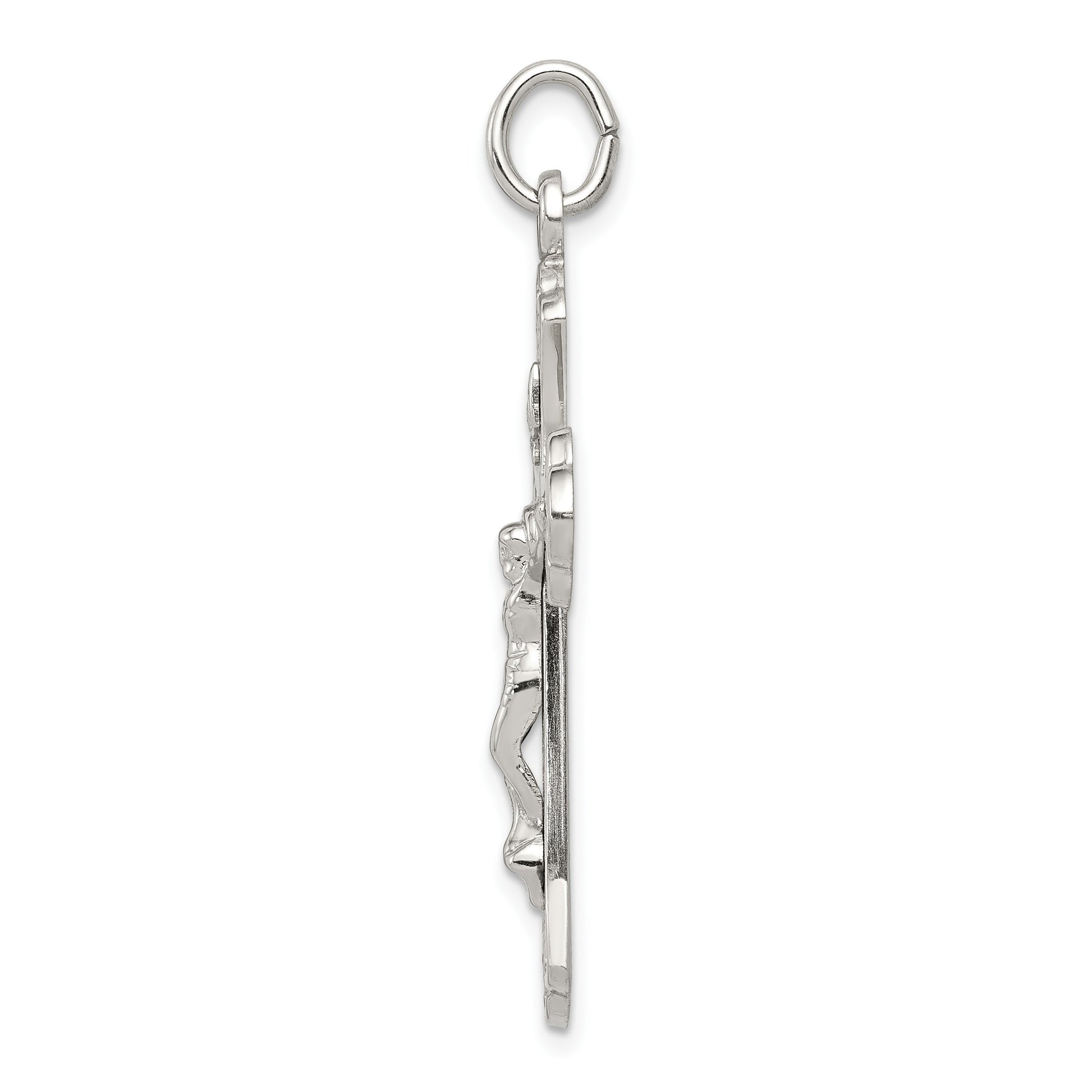 Sterling Silver INRI Crucifix Pendant