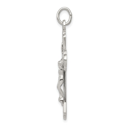 Sterling Silver INRI Crucifix Pendant