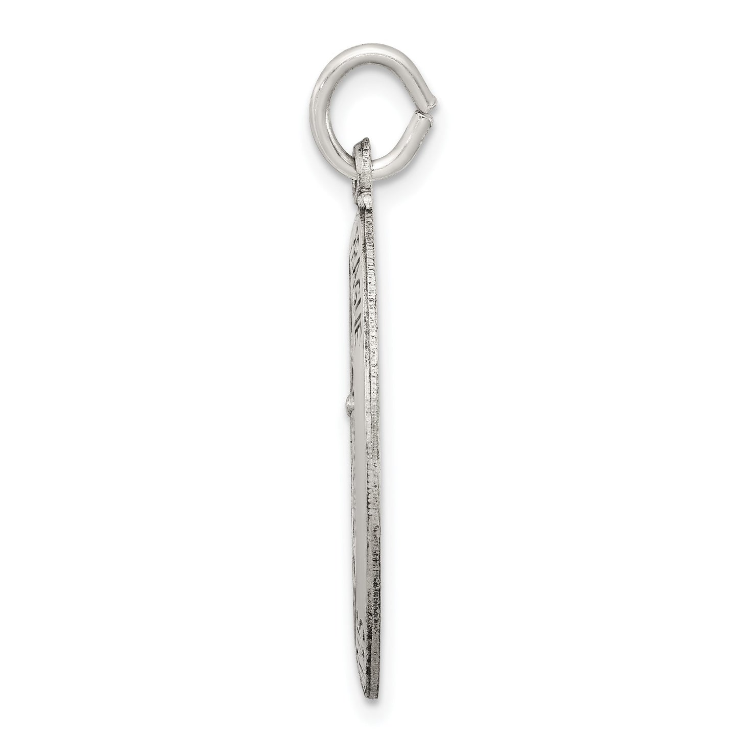 Sterling Silver Antiqued Infant of Prague Medal