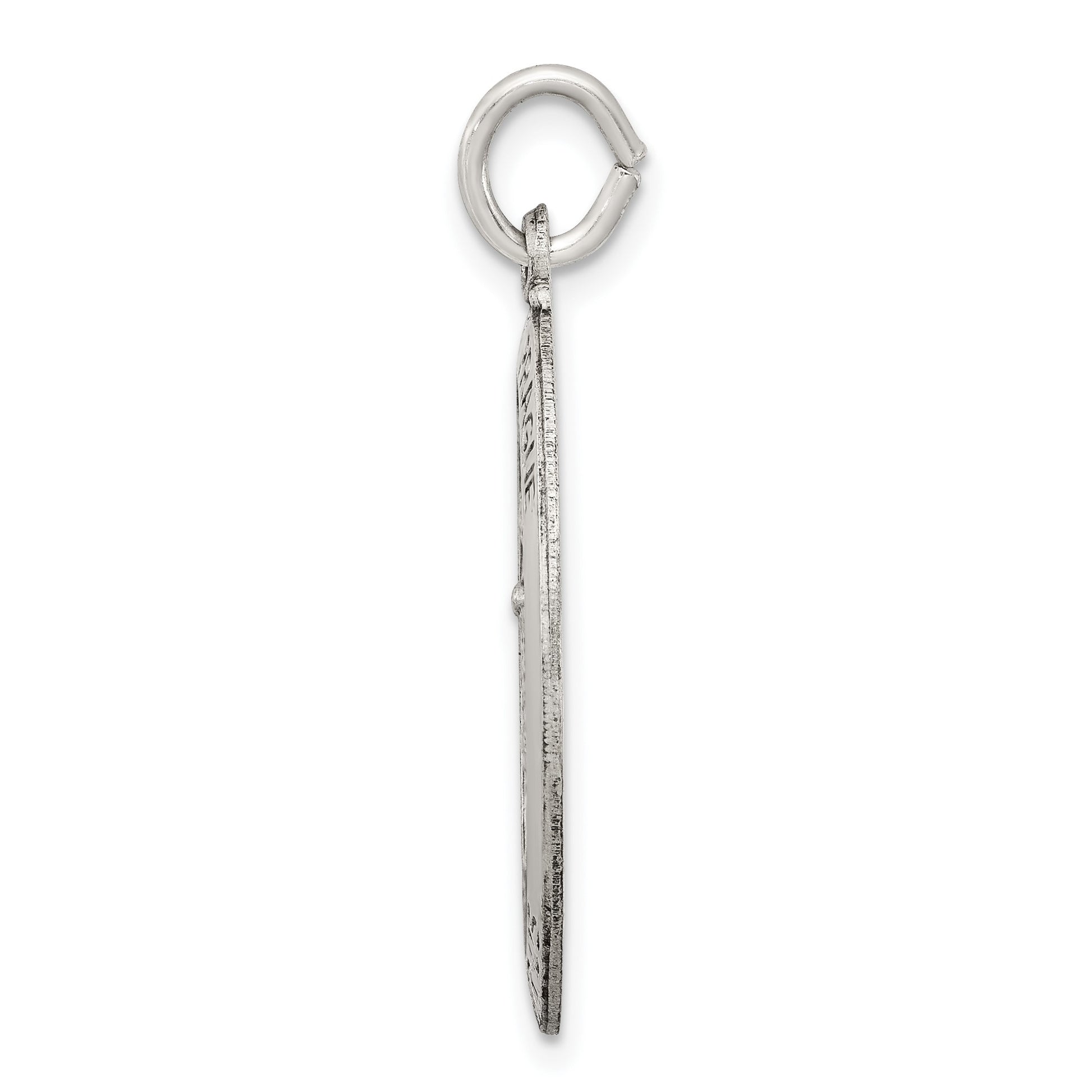 Sterling Silver Antiqued Infant of Prague Medal