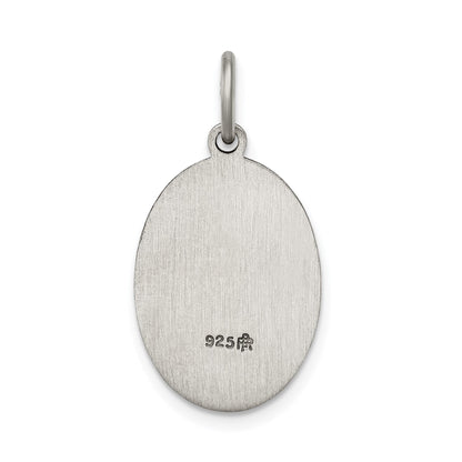 Sterling Silver Antiqued Our Lady of Guadalupe Medal