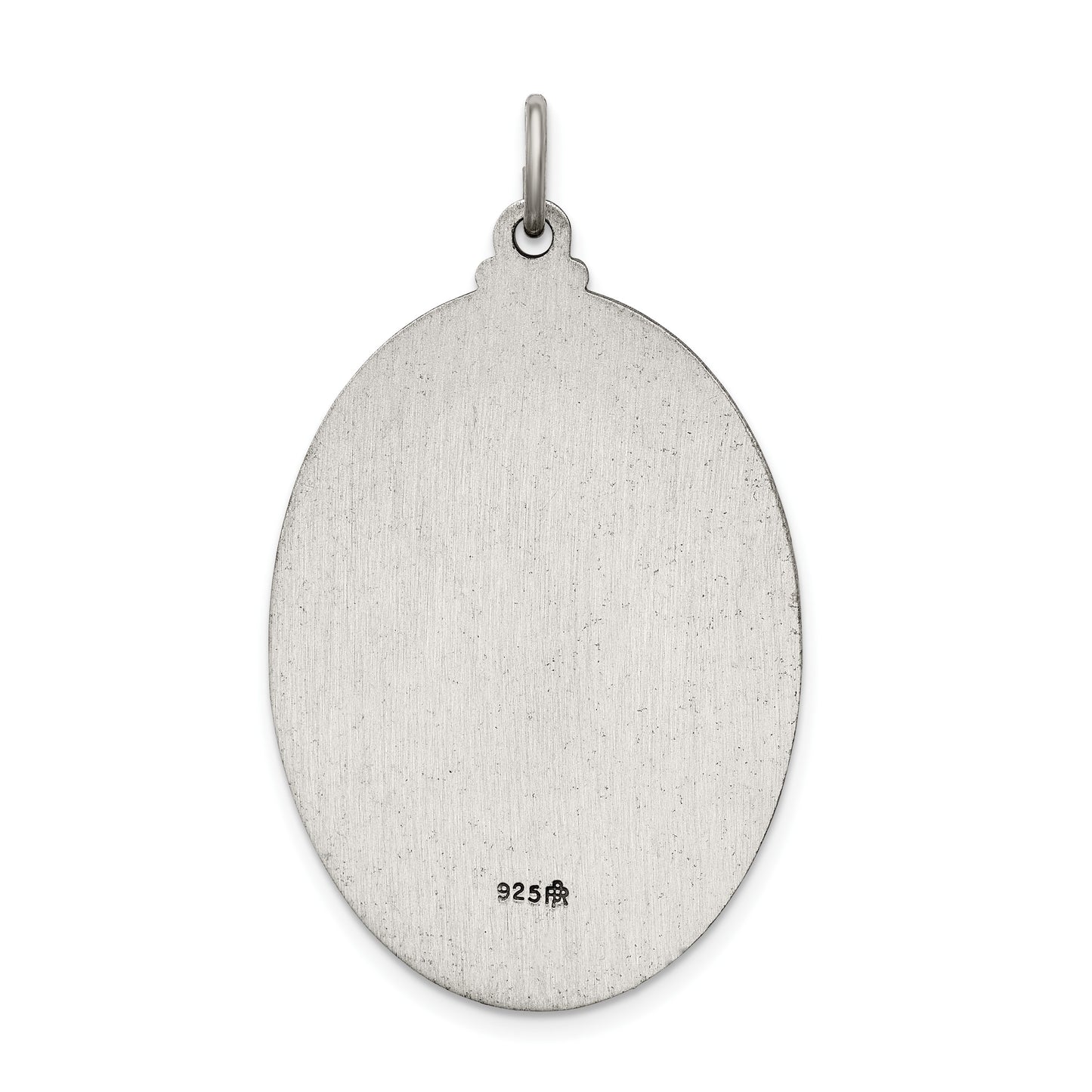 Sterling Silver Antiqued Our Lady of Guadalupe Medal