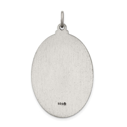 Sterling Silver Antiqued Our Lady of Guadalupe Medal