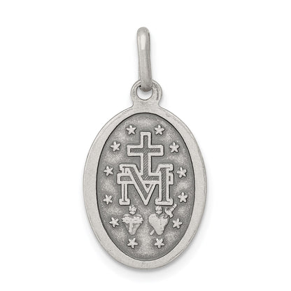 Sterling Silver Antiqued Miraculous Medal