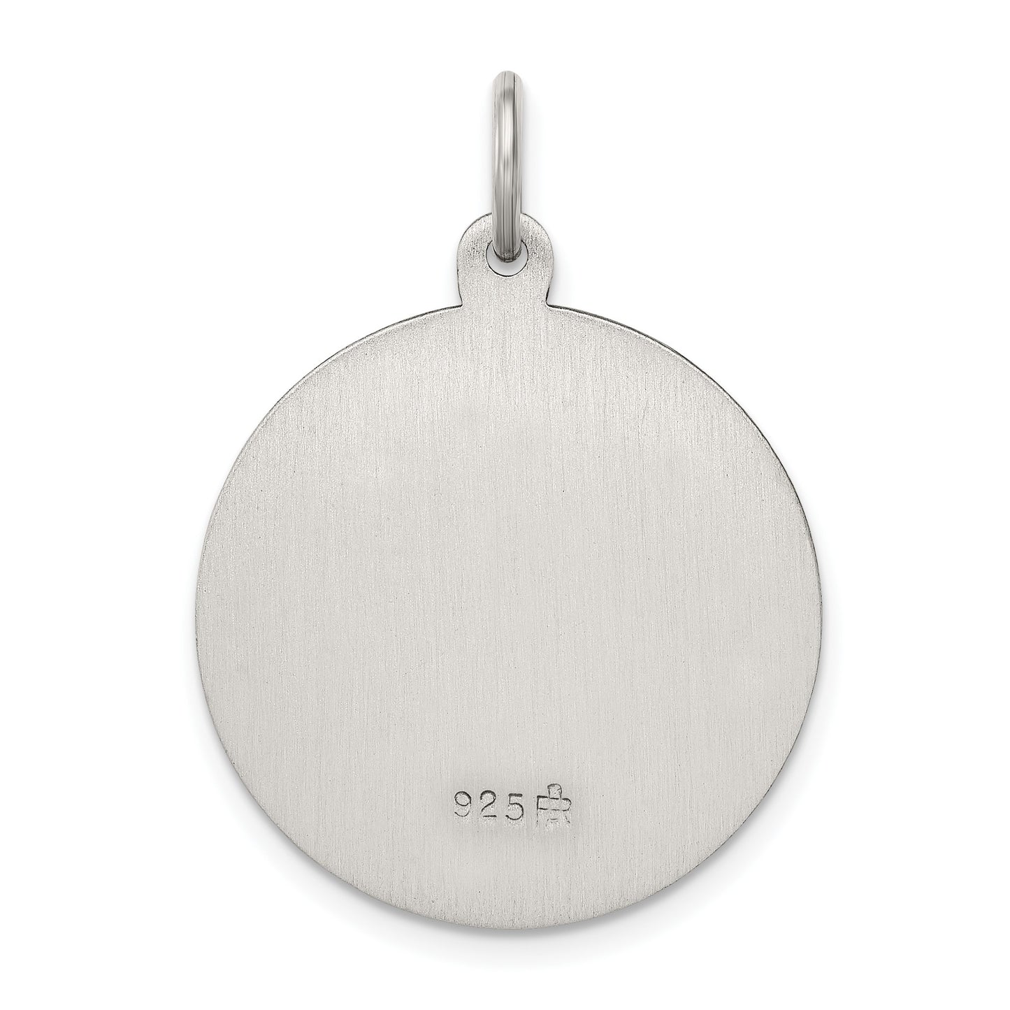 Sterling Silver Antiqued Saint Anthony Medal
