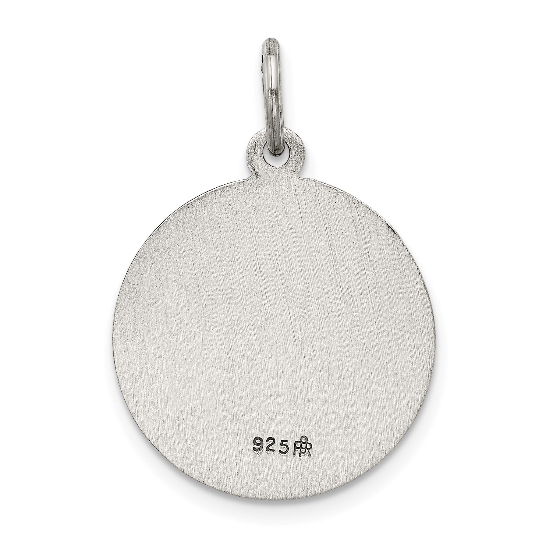 Sterling Silver Antiqued St. Barbara Medal