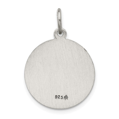 Sterling Silver Antiqued St. Barbara Medal
