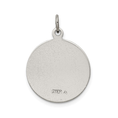Sterling Silver Antiqued Saint Jude Thaddeus Medal