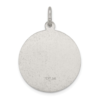 Sterling Silver Antiqued St. Theresa Medal