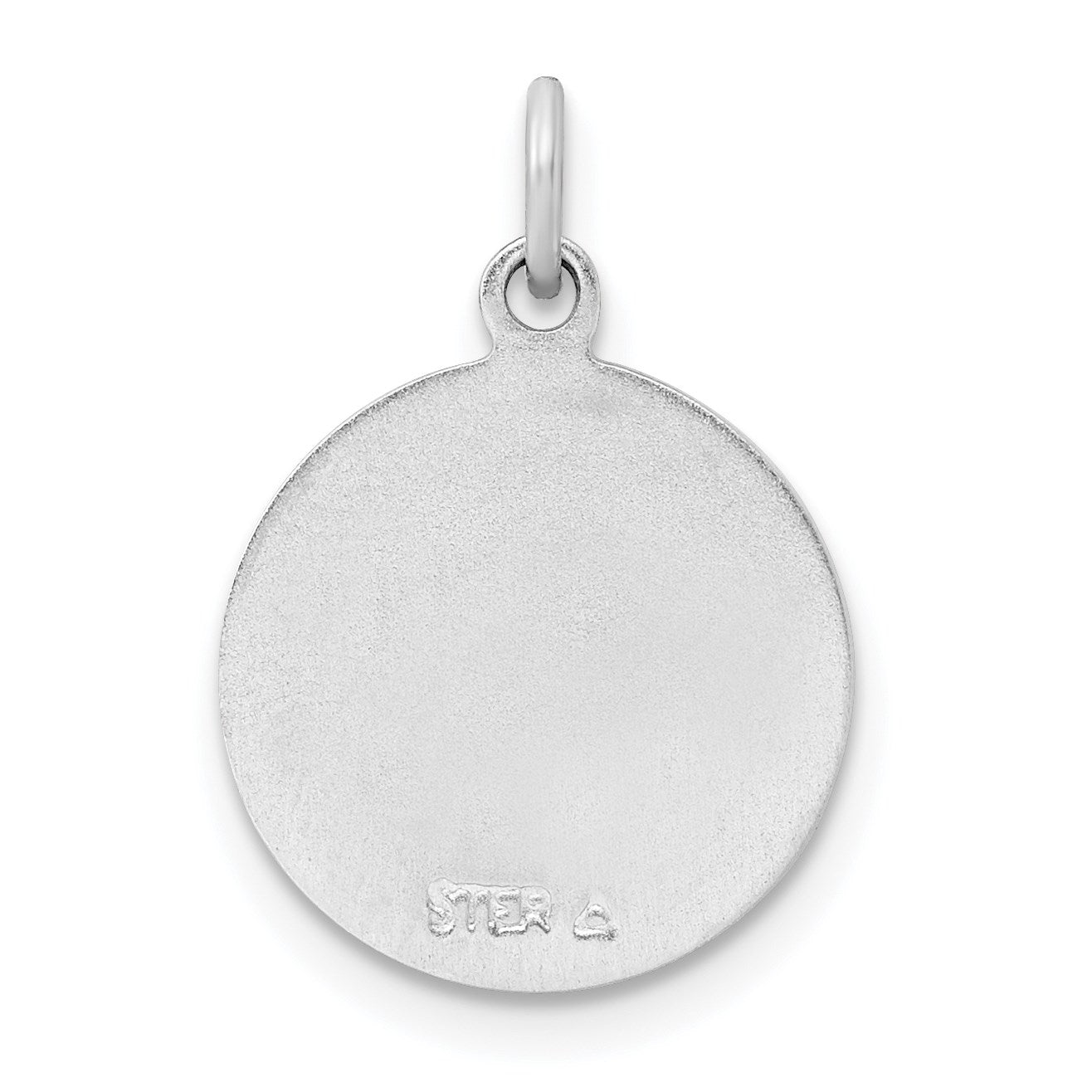 Sterling Silver Platinum-plated & Vermeil Holy Communion Medal