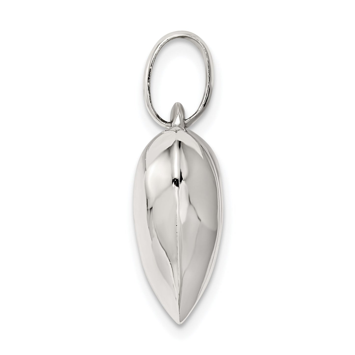 Sterling Silver Puffed Heart Charm