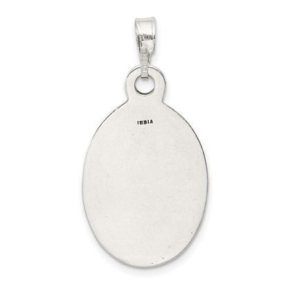 Sterling Silver Antiqued Masonic Pendant
