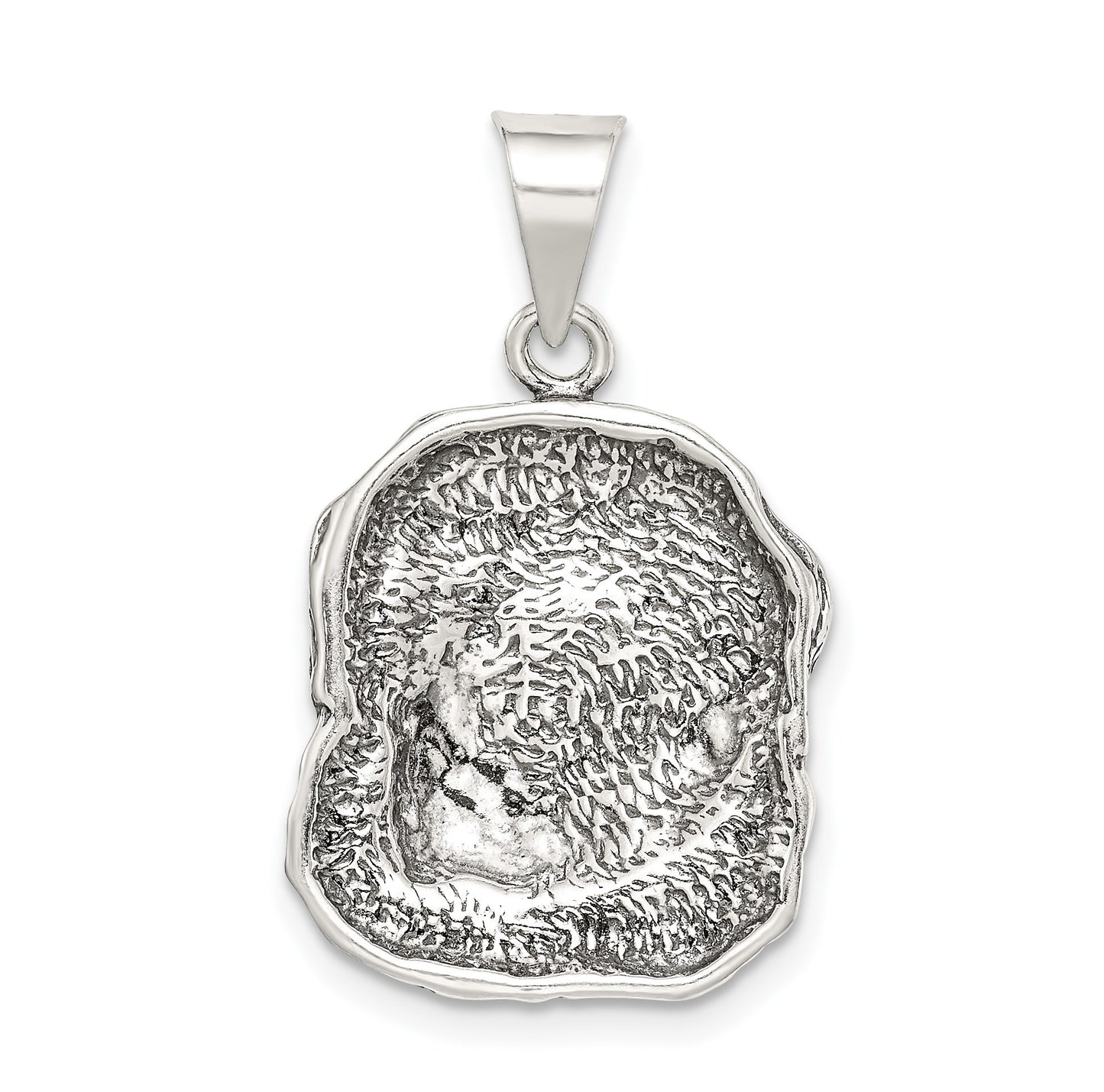 Sterling Silver Antiqued Dog Charm