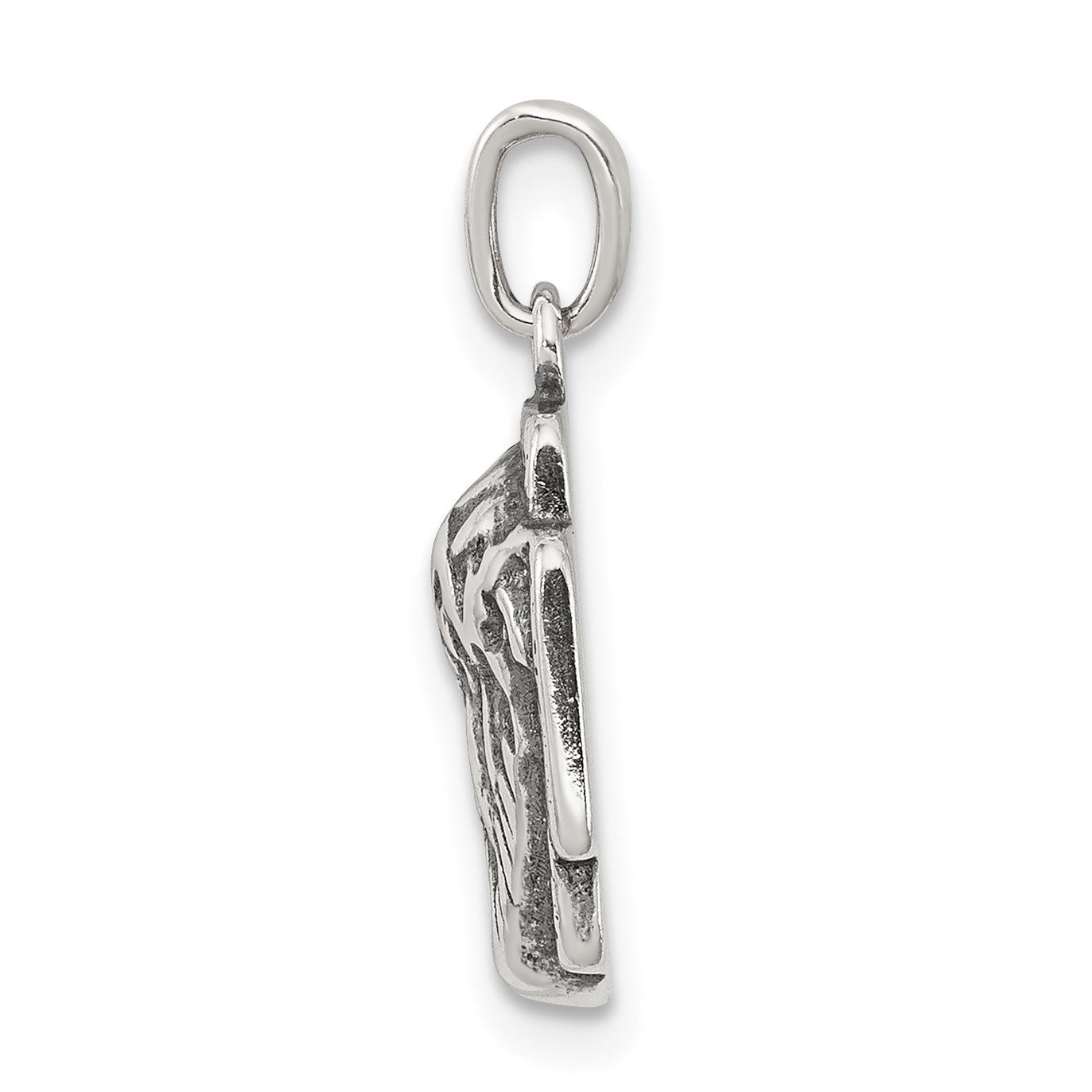 Sterling Silver Antiqued Ecce Homo Medal