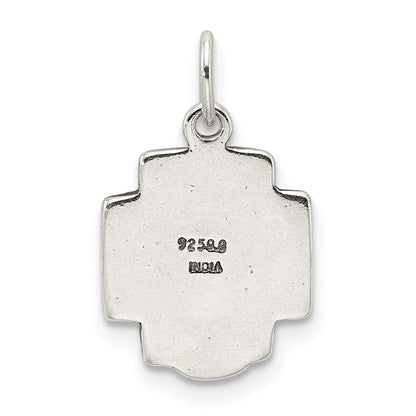 Sterling Silver Antiqued Ecce Homo Medal