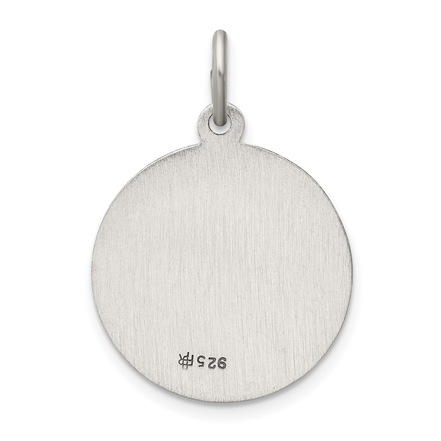 Sterling Silver Antiqued St. Christopher Medal