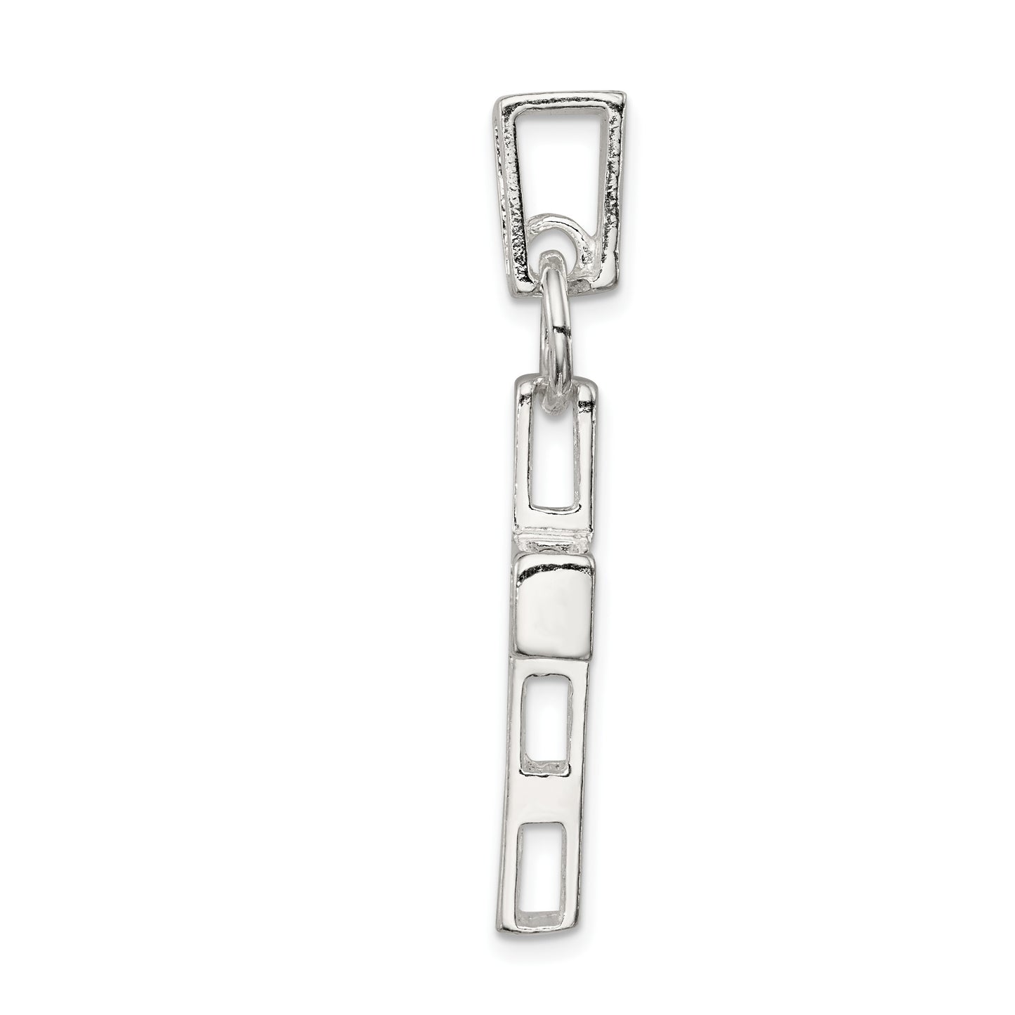 Sterling Silver Hammered Latin Cross Pendant