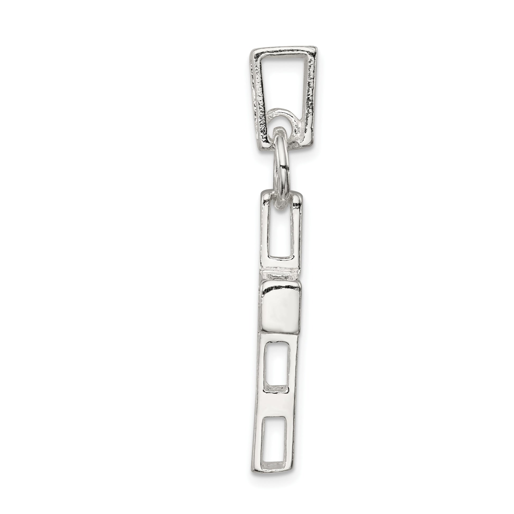 Sterling Silver Hammered Latin Cross Pendant