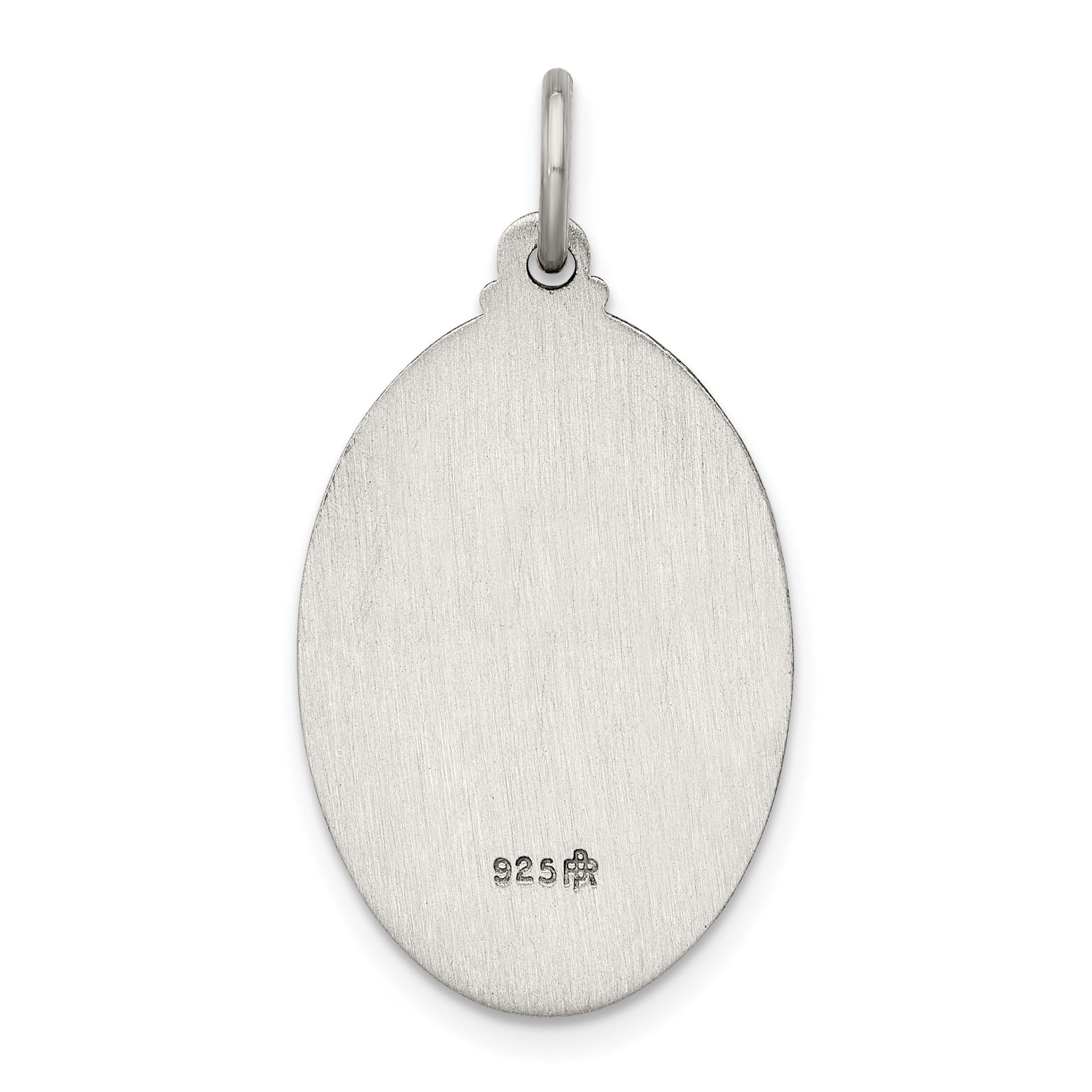 Sterling Silver Antiqued Our Lady of Guadalupe Medal