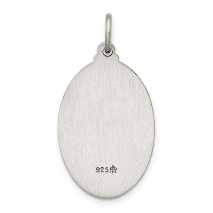 Sterling Silver Antiqued Our Lady of Guadalupe Medal