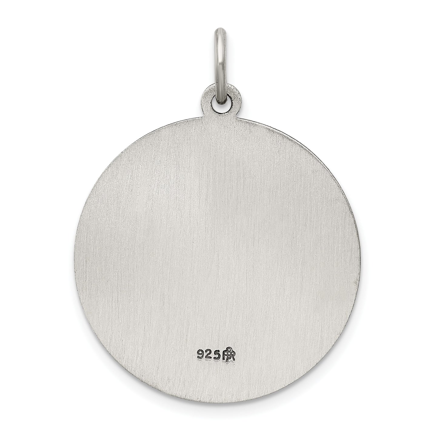 Sterling Silver Antiqued Saint Florian Medal