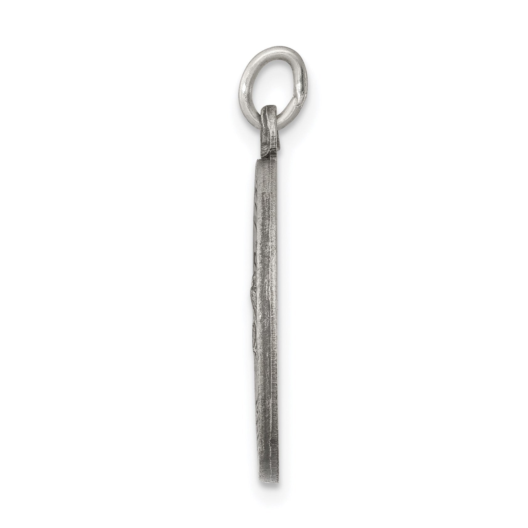 Sterling Silver Antiqued Our Lady of Guadalupe Medal