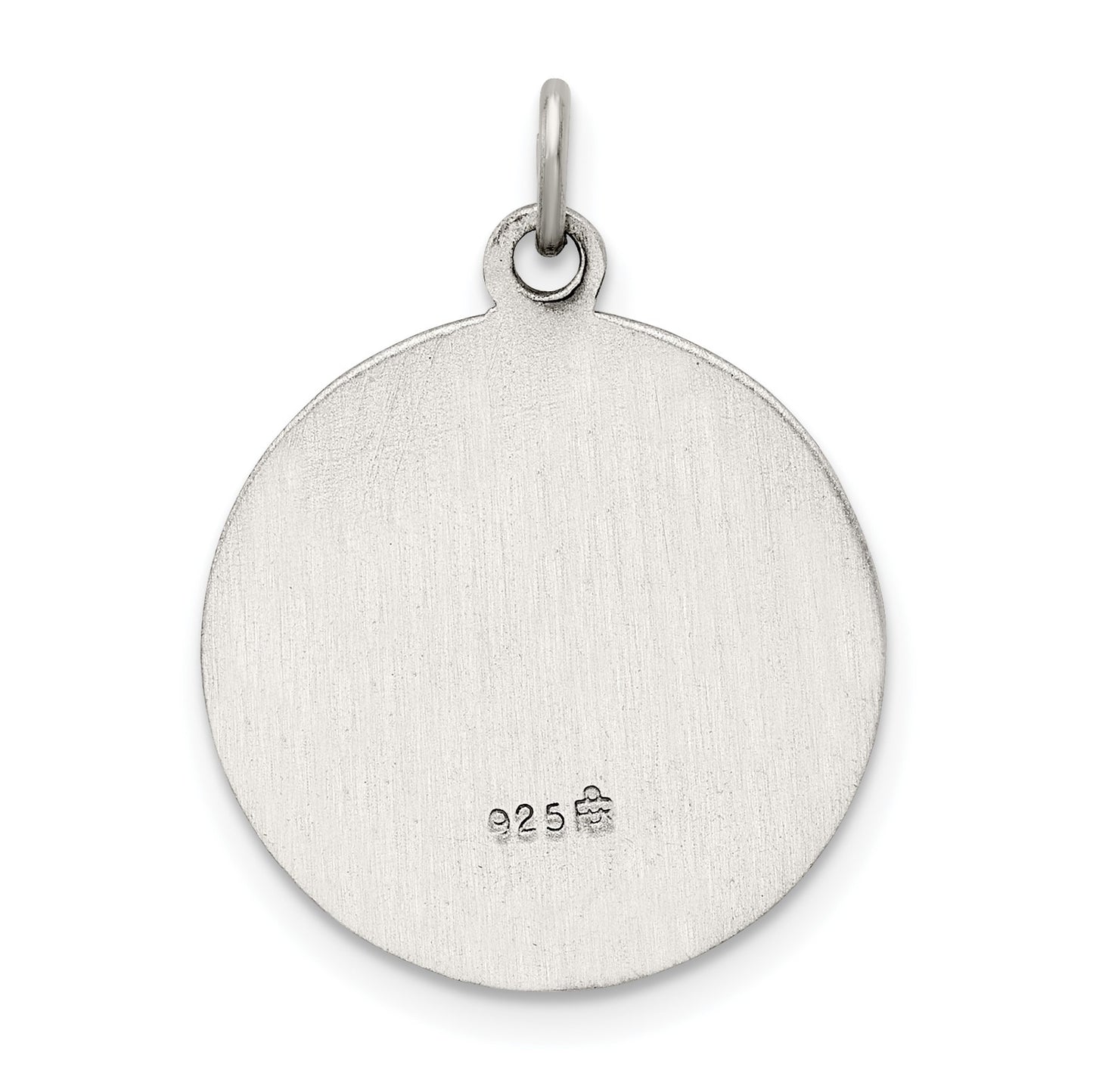 Sterling Silver Antiqued Our Lady of Guadalupe Medal