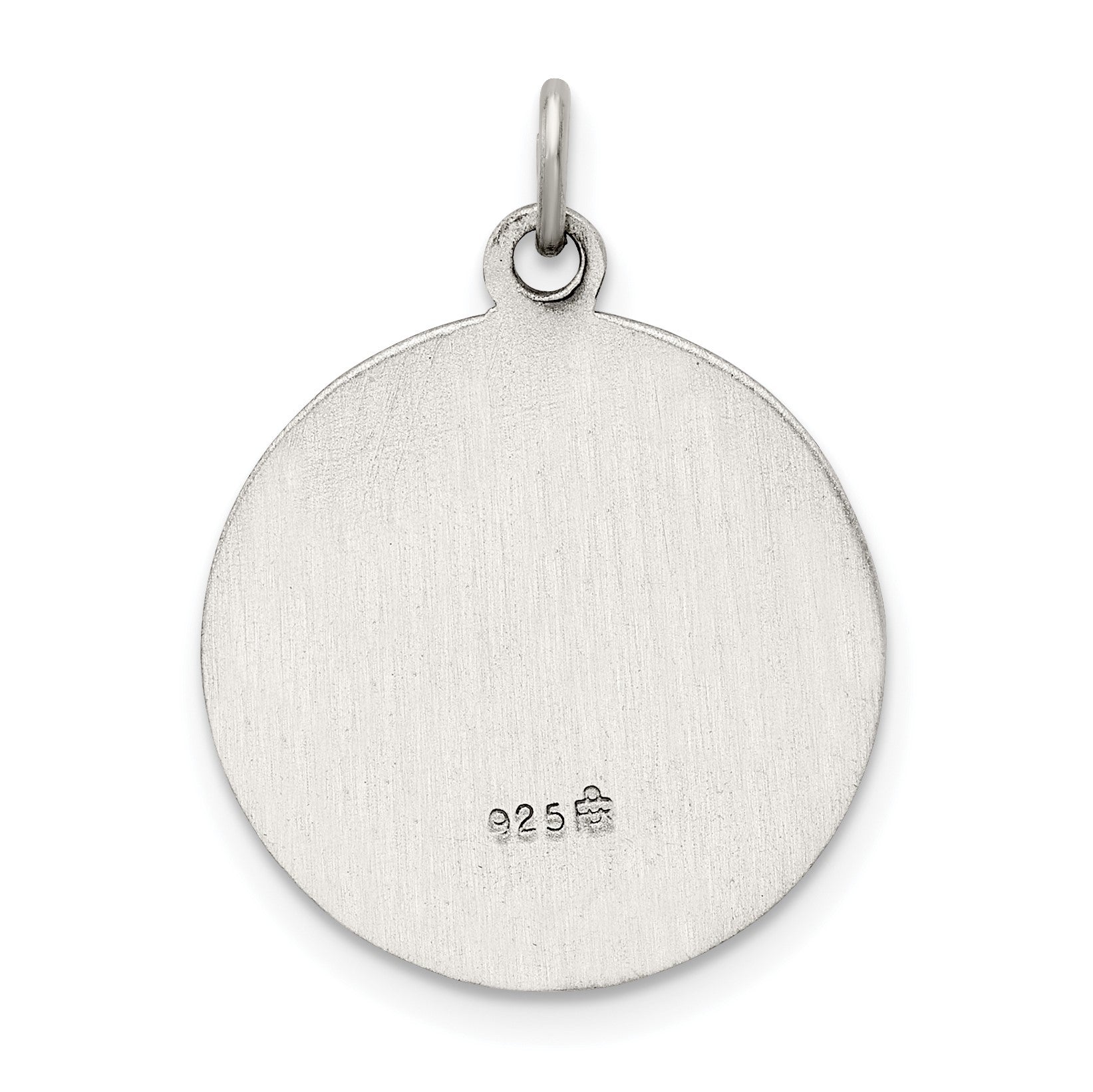 Sterling Silver Antiqued Our Lady of Guadalupe Medal