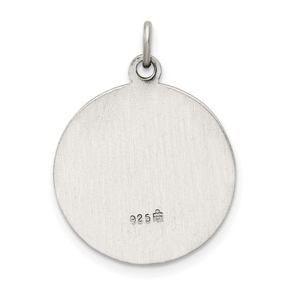 Sterling Silver Antiqued Our Lady of Guadalupe Medal