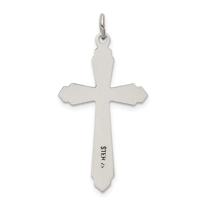 Sterling Silver Satin Cross Pendant