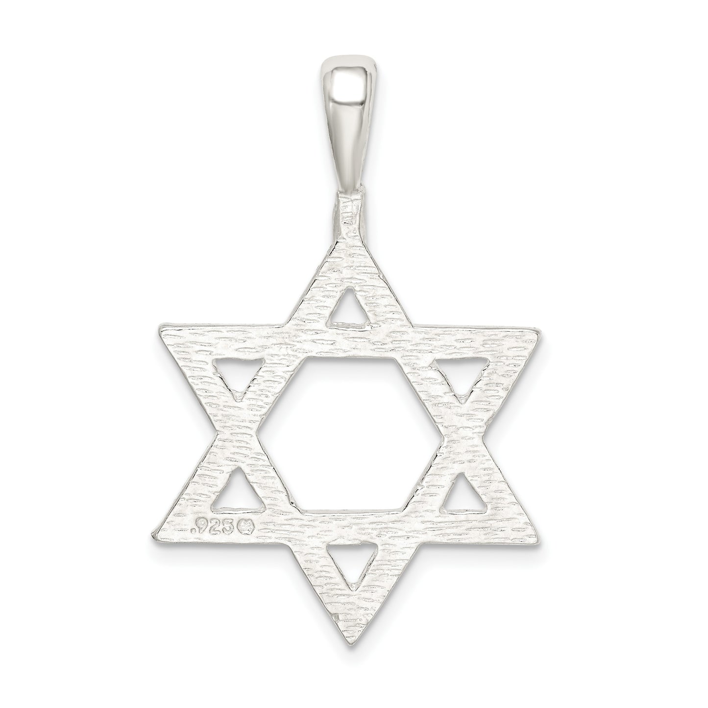 Sterling Silver Star of David Charm