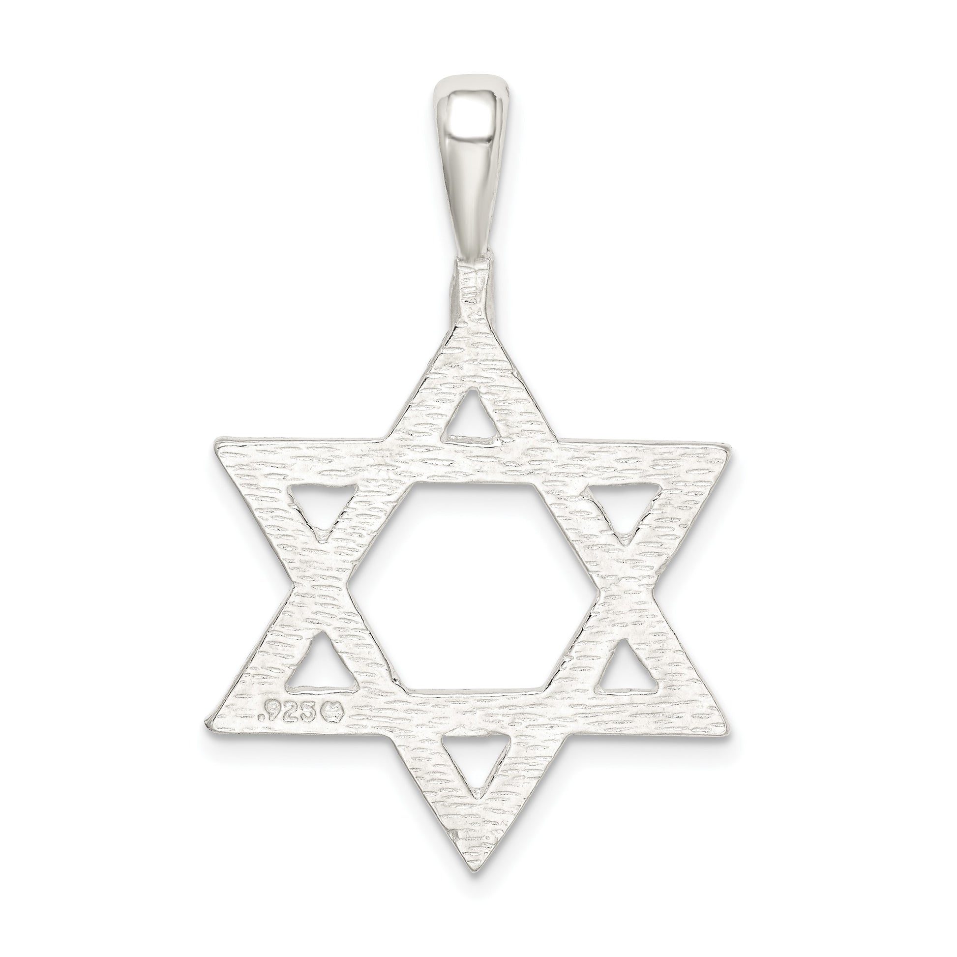 Sterling Silver Star of David Charm
