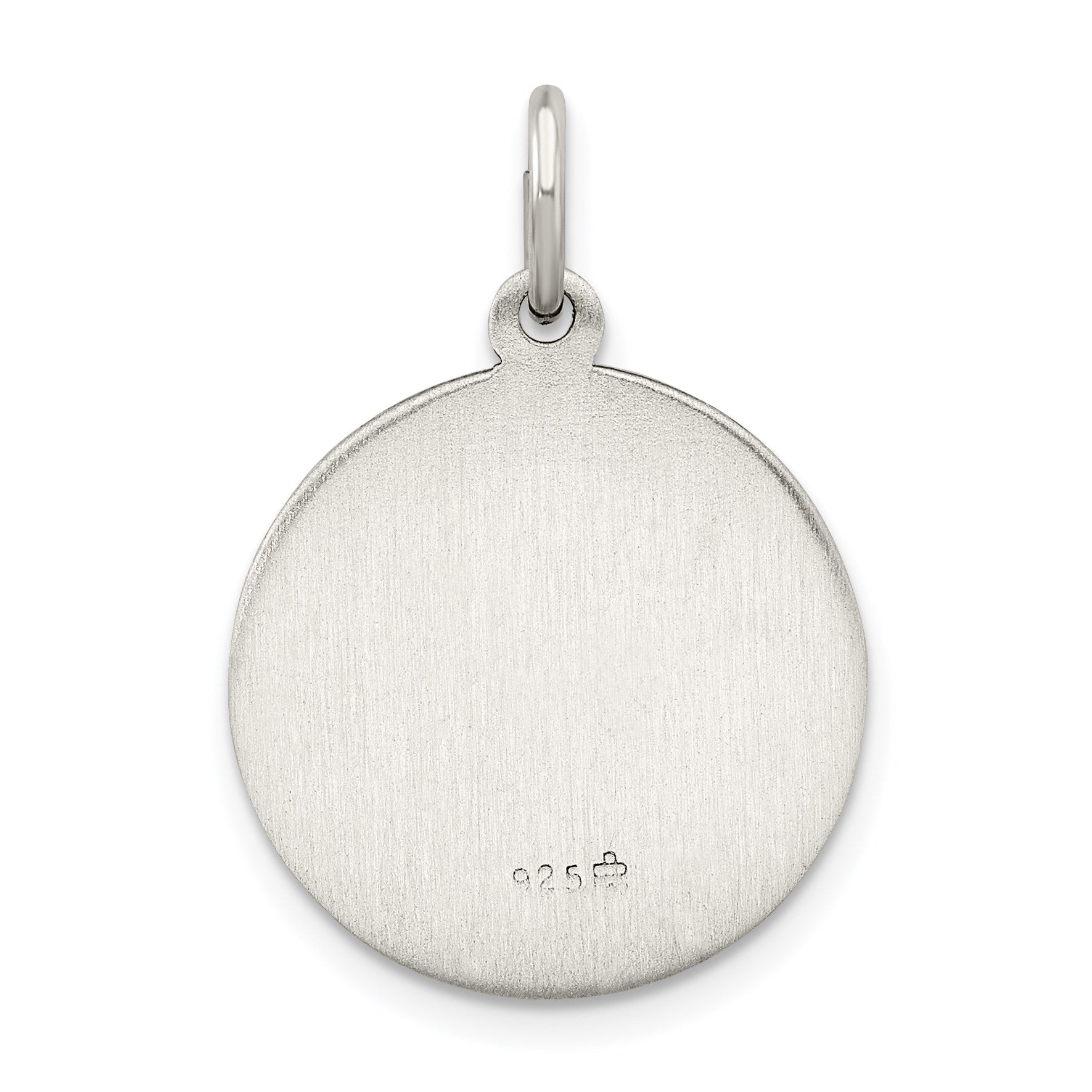 Sterling Silver Antiqued Infant Jesus Medal