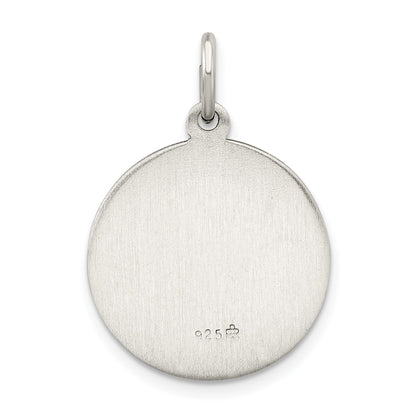 Sterling Silver Antiqued Infant Jesus Medal