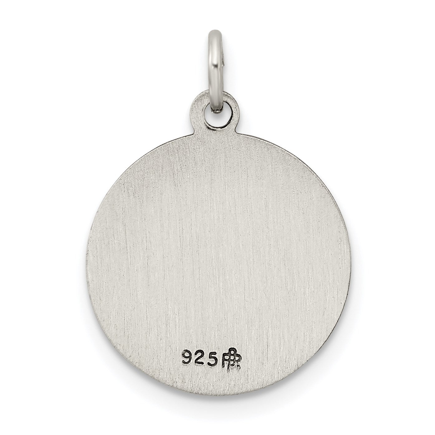 Sterling Silver Antiqued Divino Nino Medal (Divine Infant Jesus)