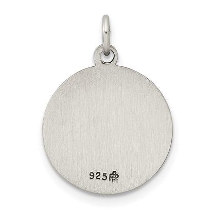 Sterling Silver Antiqued Divino Nino Medal (Divine Infant Jesus)