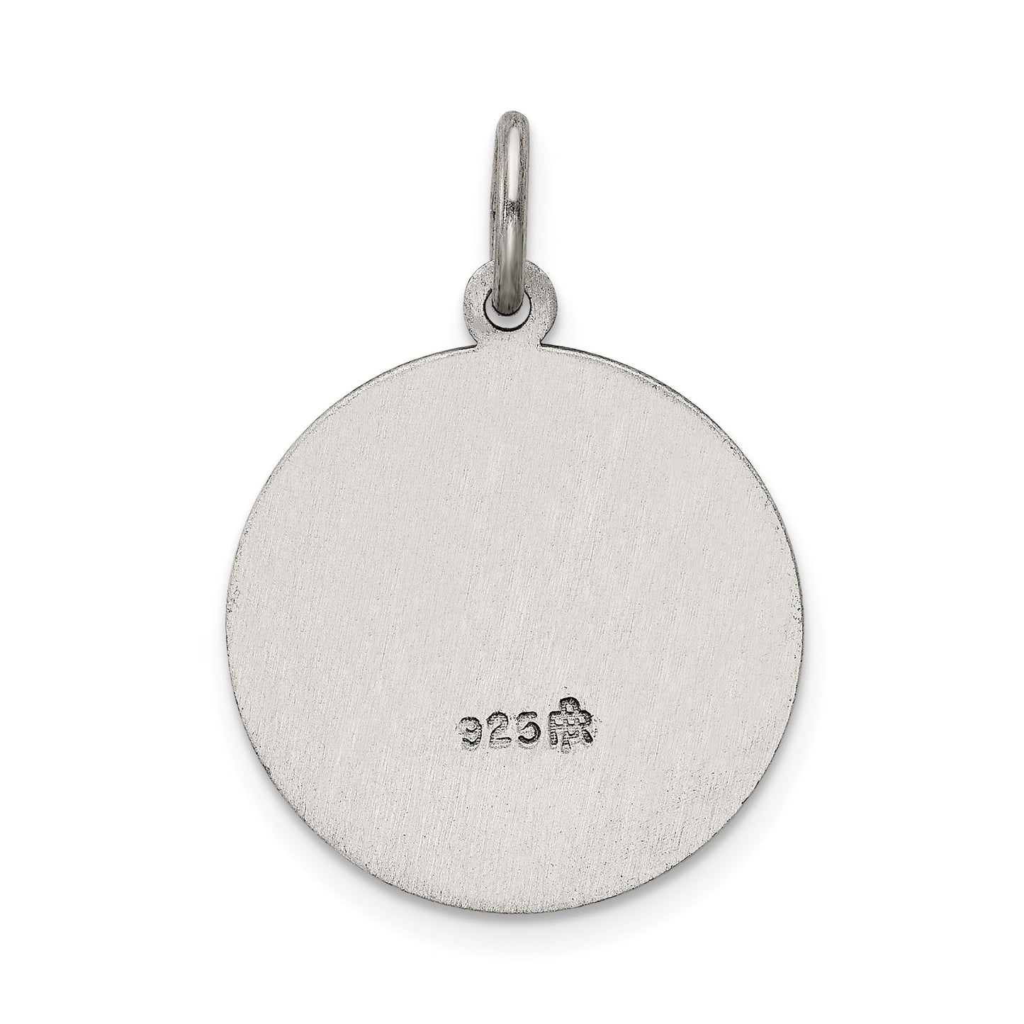 Sterling Silver Antiqued Divino Nino Medal (Divine Infant Jesus)