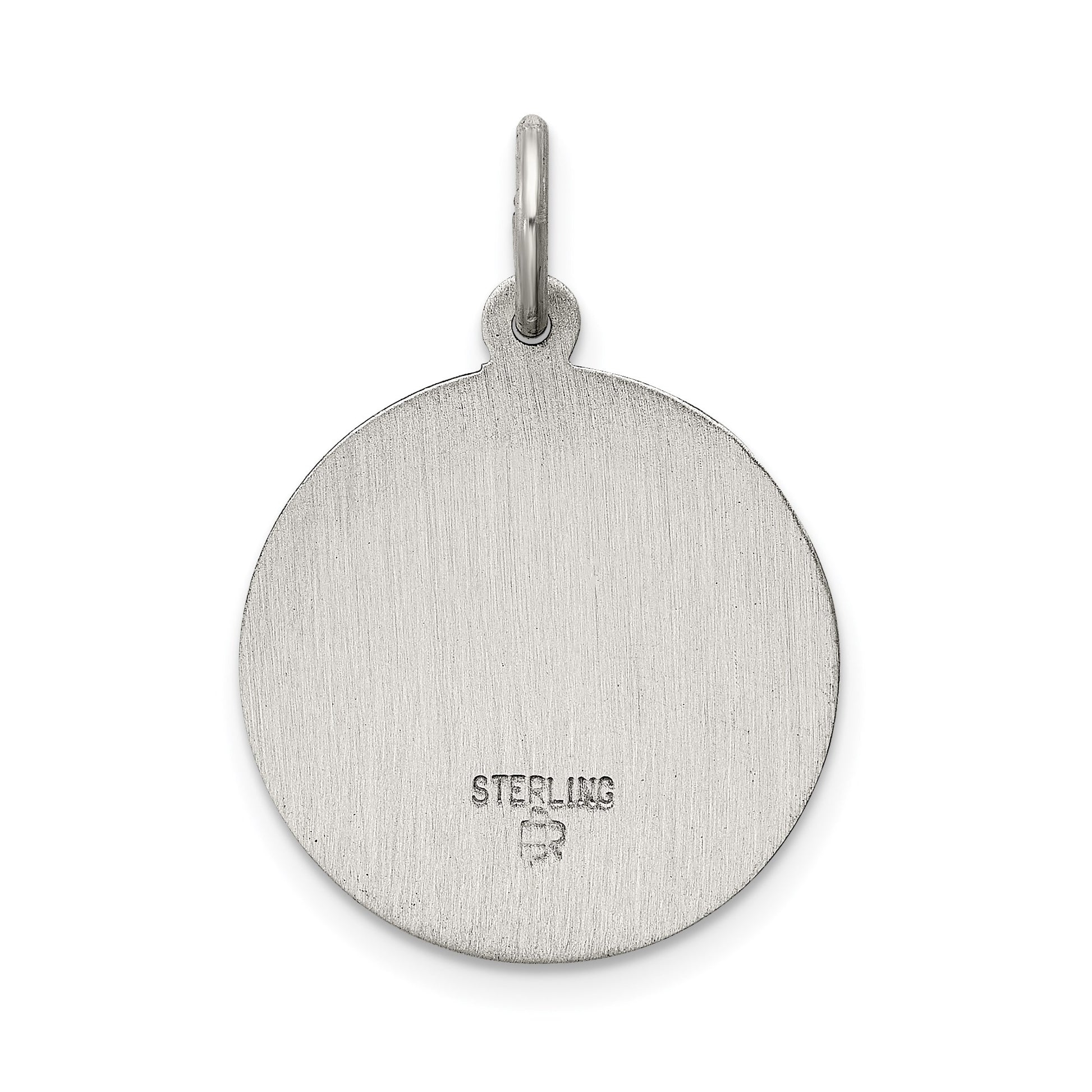 Sterling Silver Antiqued Jesus Have Mercy Medal